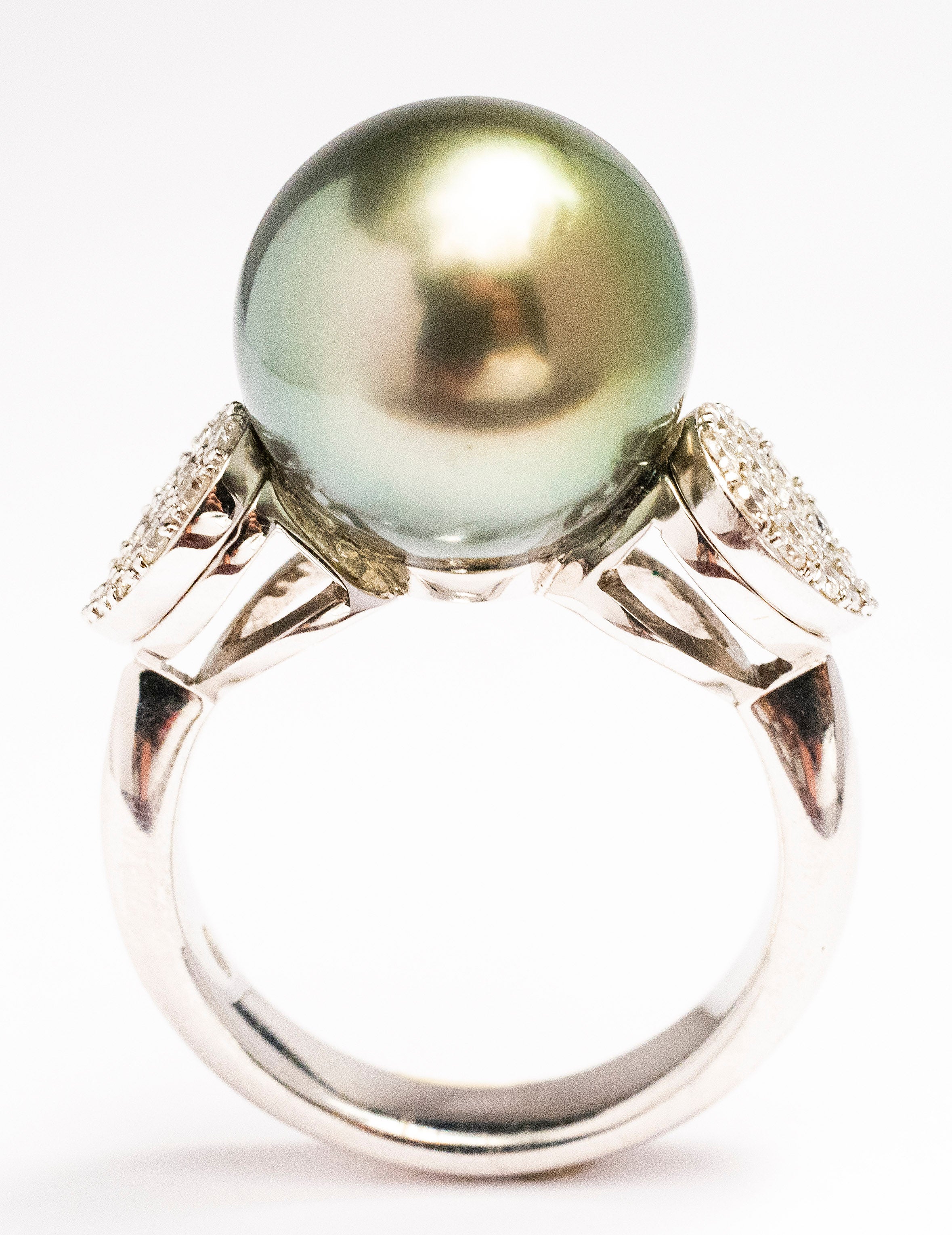 Effy Pearl 14K Yellow Gold Diamond and Tahitian Pearl Ring – effyjewelry.com